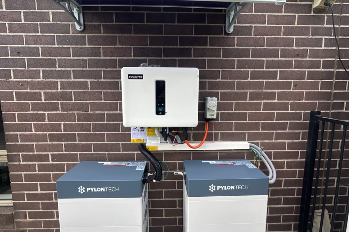 Pylontech home battery storage system installed by Lion Heart Electrical in Melbourne