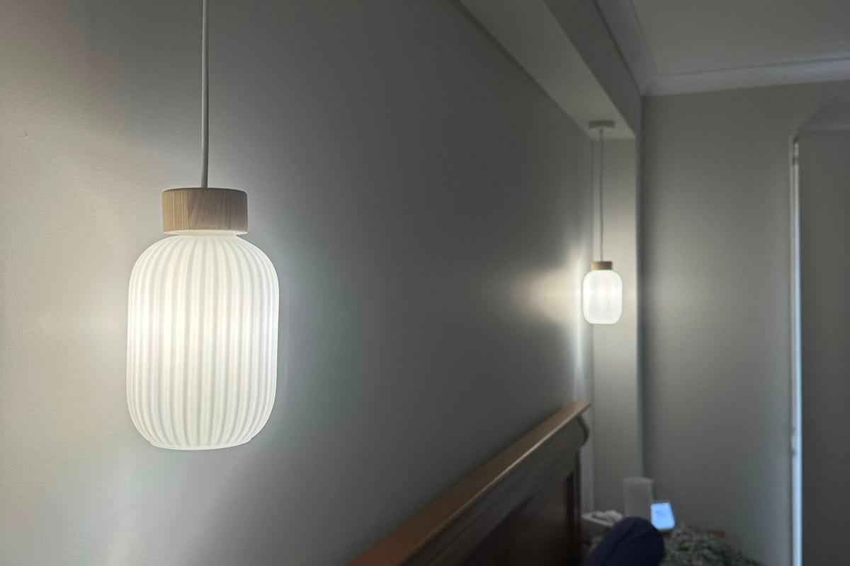 Pendant lighting from a home renovation fit-out by Lion Heart Electrical in Melbourne